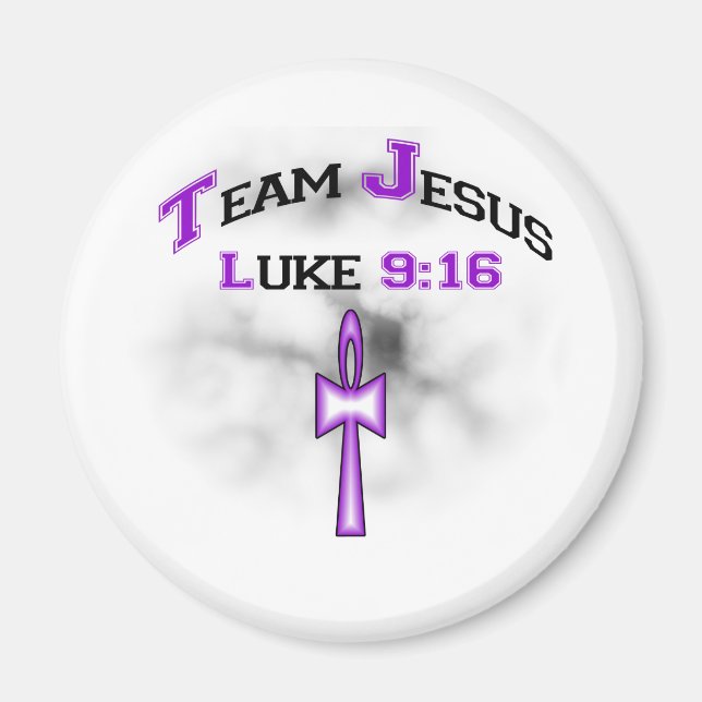 Team Jesus Luke 916 Magnet (Vorne)