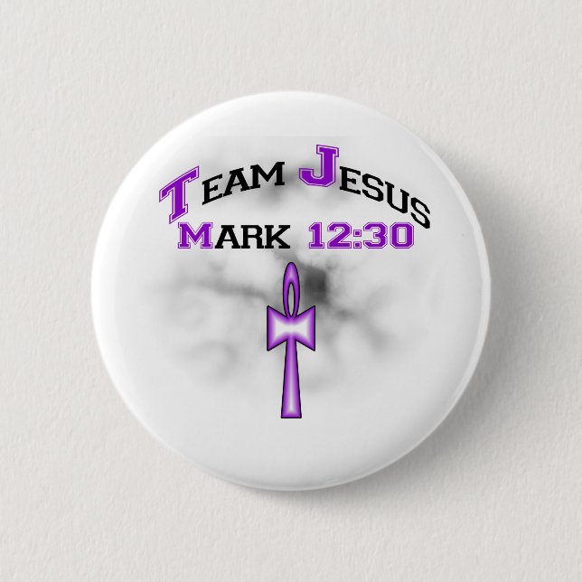 Team Jesus Mark 12:30 Button (Vorderseite)