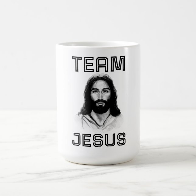 Team Jesus Morphing Tasse (Zentrum)
