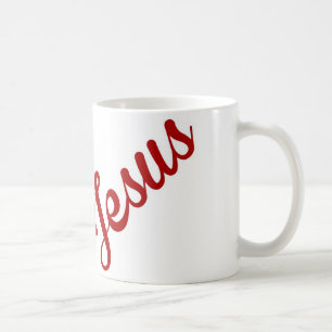 Team-Jesus-Tasse rot und schwarz Tasse