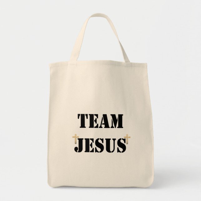 Team Jesus Tragetasche (Vorne)