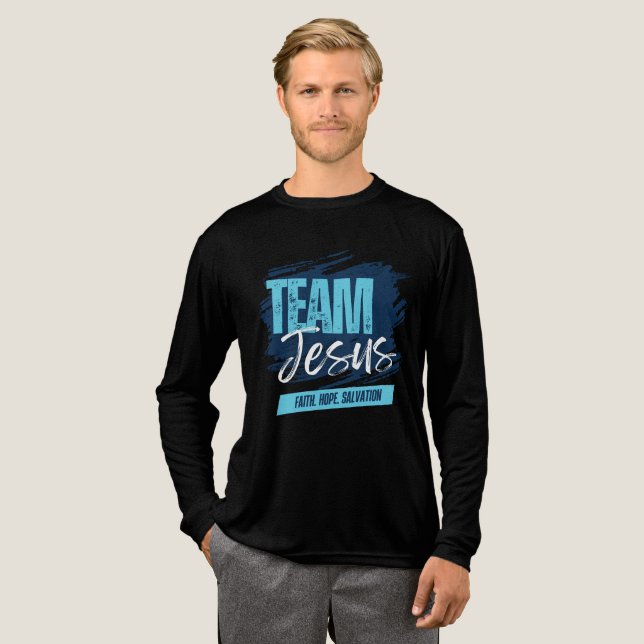 Team Jesus Tri-Blend Shirt (Volle Vorderseite)