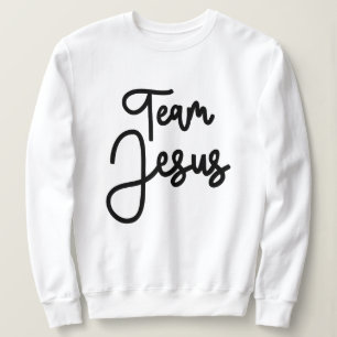 Team Jesus vereint Glauben und Liebe Sweatshirt