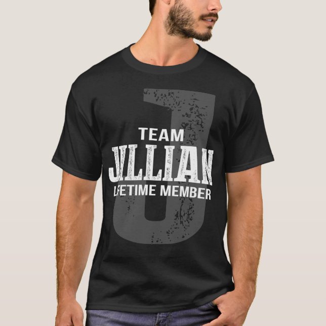 Team JILLIAN Lifetime Mitglied T-Shirt (Vorderseite)