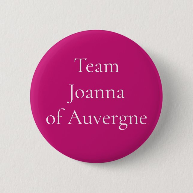 Team Joanne von Auvergne Button (Vorderseite)