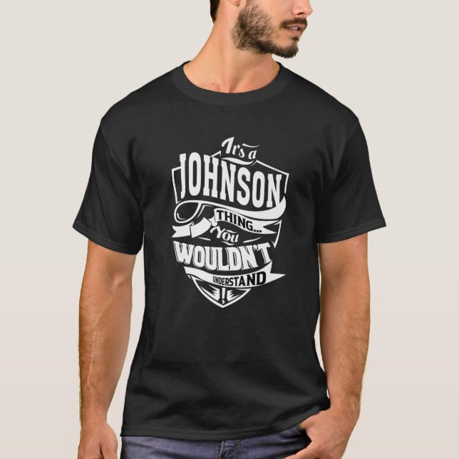 Team JOHNSON Lifetime Member Geschenke T-Shirt (Vorderseite)