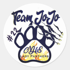 Team JoJo Sticker Northshore Lady Panthers Ball