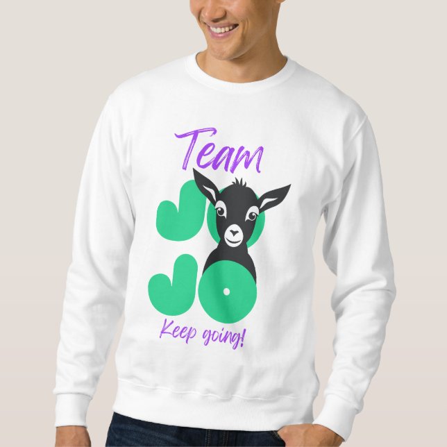 Team Jojo Sweatshirt (Vorderseite)