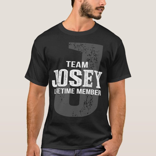 Team JOSEY Lifetime Mitglied T-Shirt (Vorderseite)