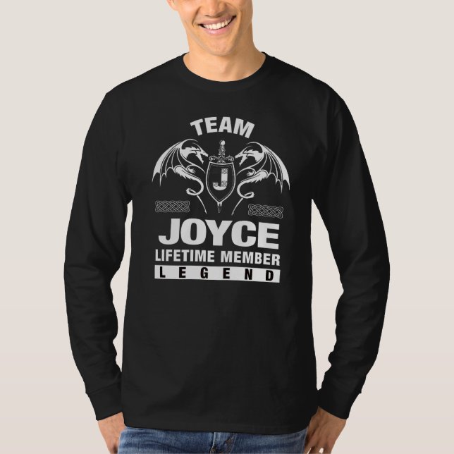 Team Joyce Lifetime-Mitglied T-Shirt (Vorderseite)