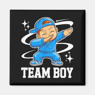 Team Junge Geschlechtsenthüllungsfeier Baby-Ankünd Magnet