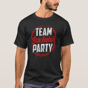 Team Junggesellenabschied Braut Bräutigam T-Shirt