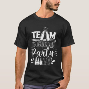 Team Junggesellenabschied Bräutigam Braut  T-Shirt