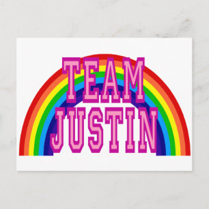 Team Justin Postkarte