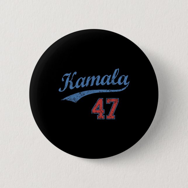 Team Kamala 47 Vintag Button (Vorderseite)