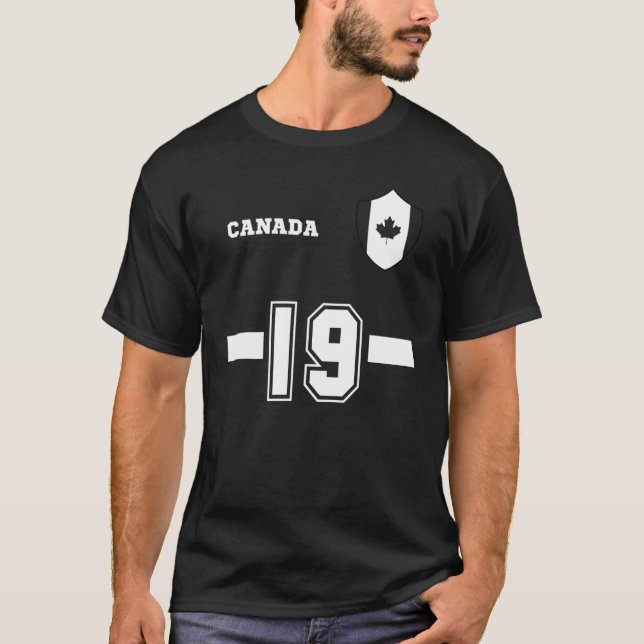 Team Kanada 19 Lüfter T-Shirt (Vorderseite)