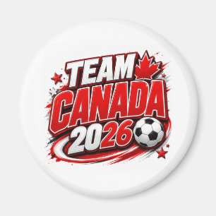 TEAM KANADA 2026 Fußballfan Kanadier Magnet