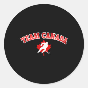 Team Kanada Pride Urlaub Reise Sport Hockey Pl Runder Aufkleber