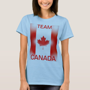 Team Kanada trägt Shirt zur Schau