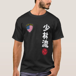 Team Karate Shorin Ryu USA-Flagge japanische Kampf T-Shirt