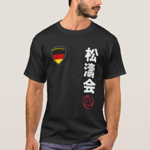 Team Karate Shotokai Deutsche Flagge Japanische Ka T-Shirt