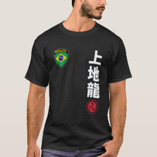 Team Karate Uechi Ryu Brasilien-Flagge Japanische  T-Shirt