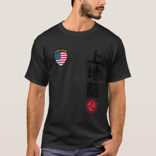 Team Karate Uechi Ryu USA-Flagge Kanji Japanisch M T-Shirt