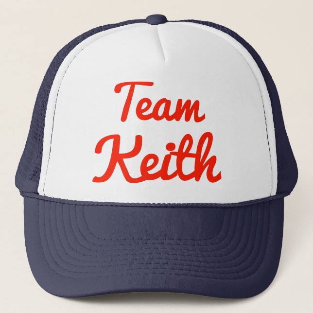 Team Keith Truckerkappe (Vorderseite)