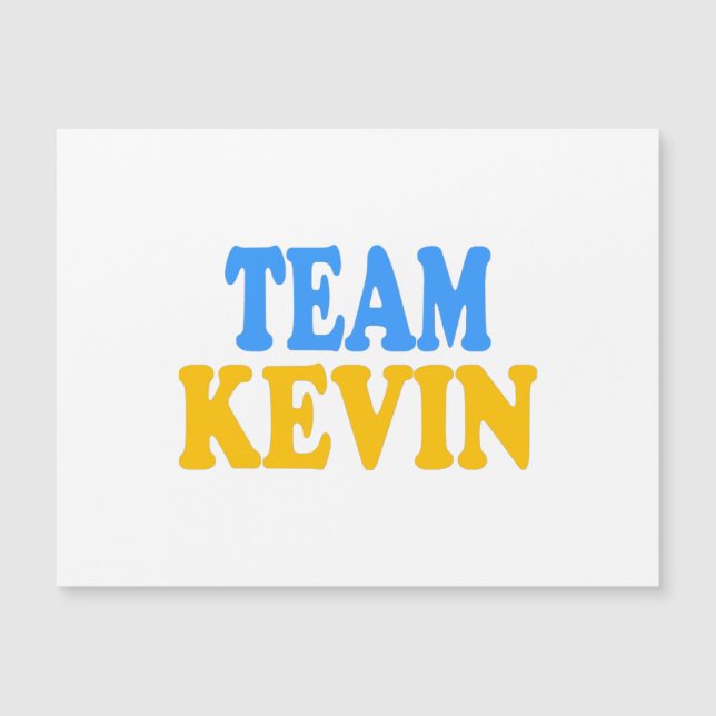 Team Kevin Magnetkarte (Vorderseite)