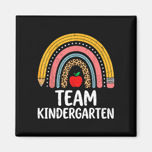 Team Kindergarten Boho Regenbogen Bleistift K Lehr Magnet