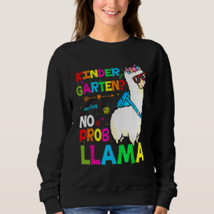 Team Kindergarten Lehrer Regenbogen Kein Problem L Sweatshirt