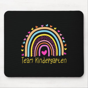 Team Kindergarten Lehrer Regenbogen Mousepad
