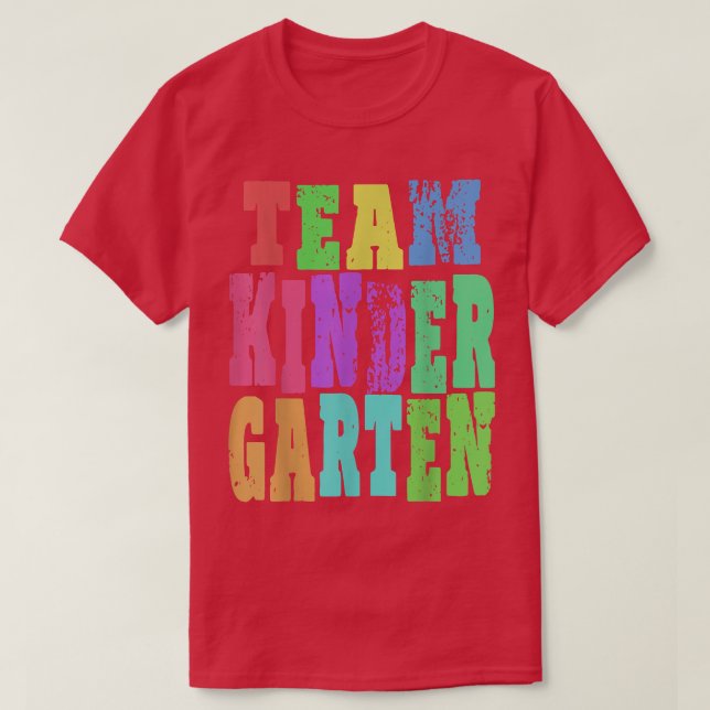 Team Kindergarten Lehrer TShirt Cooles Geschenk fü (Design vorne)