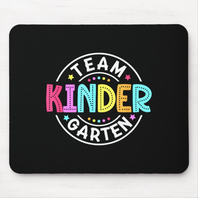 Team Kindergarten-Lehrer Zurück zur Schule Mousepad (Vorne)