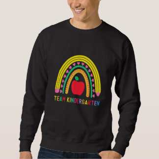 Team Kindergarten Regenbogen Lehrer Männer Frauen Sweatshirt