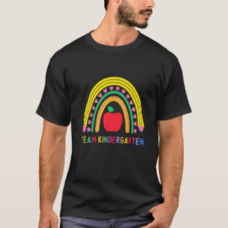 Team Kindergarten Regenbogen Lehrer Männer Frauen T-Shirt
