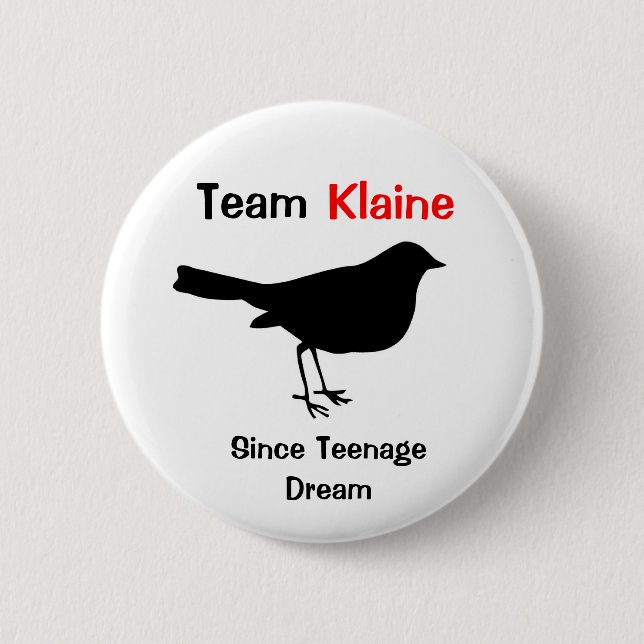 Team Klaine Button (Vorderseite)