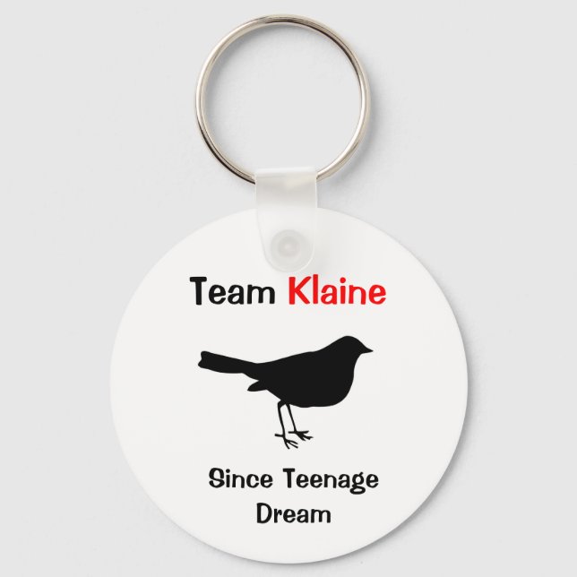 Team Klaine Schlüsselanhänger (Vorderseite)