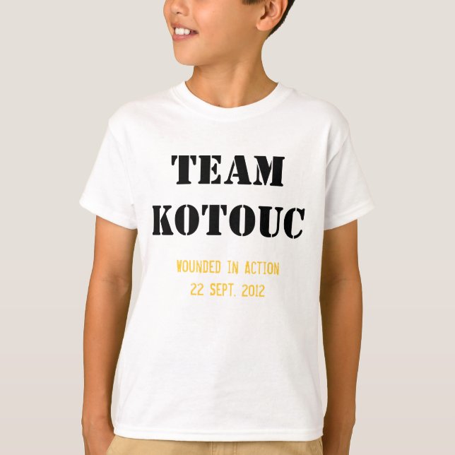Team Kotouc für Kinder T-Shirt (Vorderseite)
