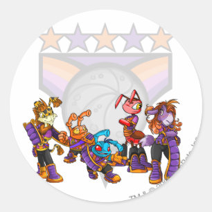 Team Kreludor Group Runder Aufkleber