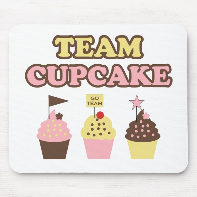 Team-Kuchen-Mausunterlage für Kuchenfans Mousepad (Vorne)