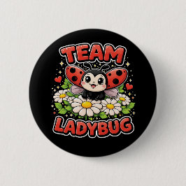 Team Ladybug Button