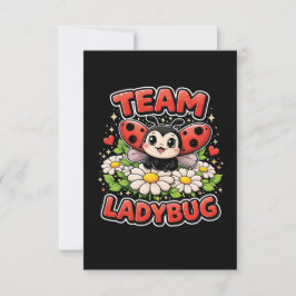 Team Ladybug Dankeskarte