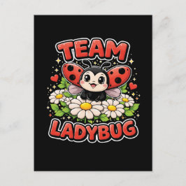 Team Ladybug Postkarte