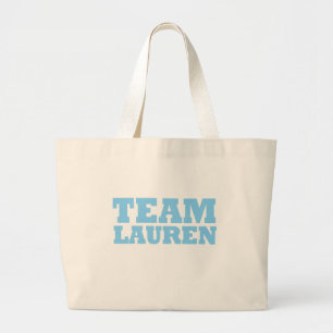 Team Lauren Jumbo Stoffbeutel