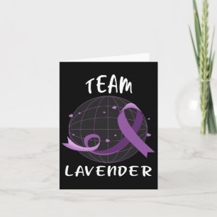 Team Lavender for Cancer Awareness World Cancer Da Karte
