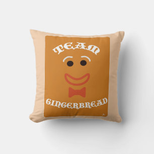 Team Lebkuchen Lustiges Weihnachtsmotto-Design Kissen