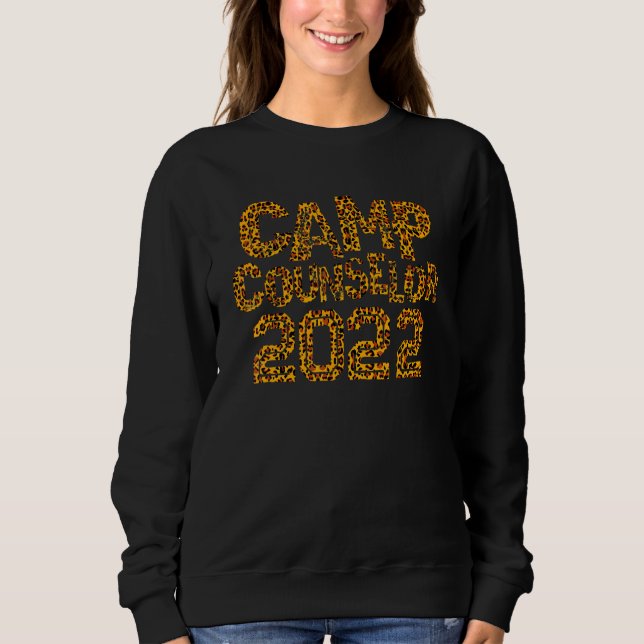 Team Leopard Camp Berater 2022 Sommerlehrer in Sweatshirt (Vorderseite)