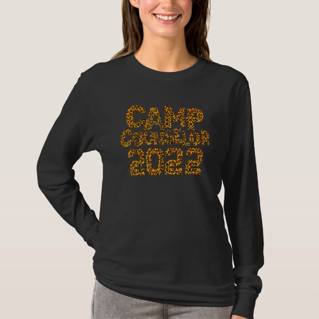 Team Leopard Camp Berater 2022 Sommerlehrer in T-Shirt (Vorderseite)