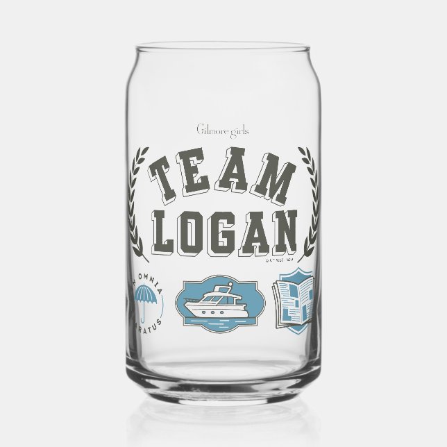 Team Logan Gilmore Girls Design Dosenglas (Vorderseite)